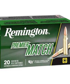 Remington Premier Match 223 Remington 77gr Hollow Point Boat-Tail Centerfire Rifle Ammo - 20 Rounds