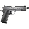Remington 1911 R1 Enhanced Threaded Barrel 45 Auto (ACP) 5.5in Carbon Pistol - 8+1 Rounds 2 remington 1911 r1 enhanced threaded barrel 45 auto acp 55in carbon pistol 81 rounds 1735388 1