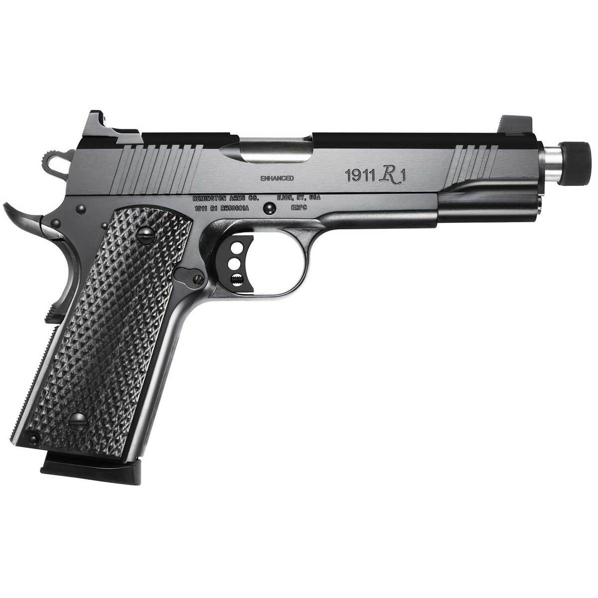 remington-1911-r1-enhanced-threaded-barrel-45-auto-acp-55in-carbon-pistol-81-rounds-1735388-1 remington 1911 r1 enhanced threaded barrel 45 auto acp 55in carbon pistol 81 rounds 1735388 1