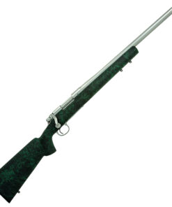 Remington 700 SS 5-R Stainless/Black/Green Bolt Action Rifle – 300 Winchester Magnum – 24in