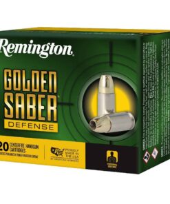 Remington Golden Saber Defense 10mm Auto 180gr Brass Jacketed Hollow Point Handgun Ammo - 20 Rounds