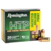 Remington htp 380 auto acp 88gr jhp handgun ammo 20 rounds 1678580 1