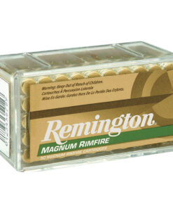 Remington Magnum Rimfire 22 WMR (22 Mag) 40gr JHP Rimfire Ammo - 50 Rounds