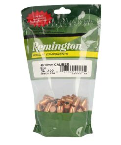 Remington Metallic Components 40 Caliber/10mm Jacketed Hollow Point 180gr Handgun Reloading Bullets - 100 Count