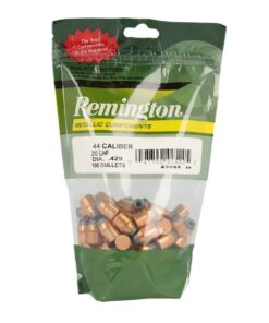 Remington Metallic Components 44 Caliber Semi-Jacketed Hollow Point 210gr Handgun Reloading Bullets - 100 Count