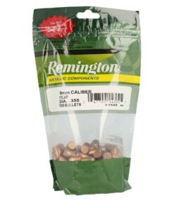 Remington Metallic Components 9mm Jacketed Hollow Point 115gr Handgun Reloading Bullets - 100 Count