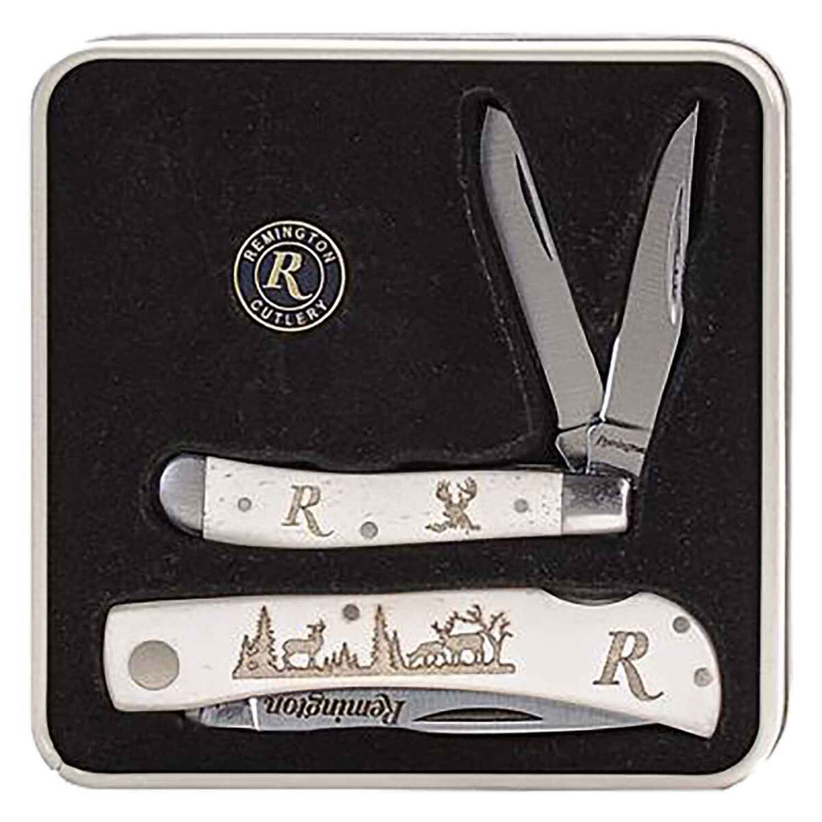 remington-mule-deer-gift-tin-knife-set-1765324-1 Remington mule deer gift tin knife set 1765324 1