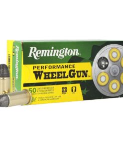 Remington Performance WheelGun 38 Short Colt 125gr Lead Round Nose Centerfire Handgun Ammo - 50 Rounds