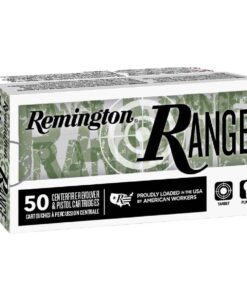 Remington Range 9mm Luger 124gr Full Metal Jacket Handgun Ammo - 50 Rounds