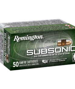 Remington Subsonic 22 Long Rifle 40gr Copper HP Rimfire Ammo - 50 Rounds